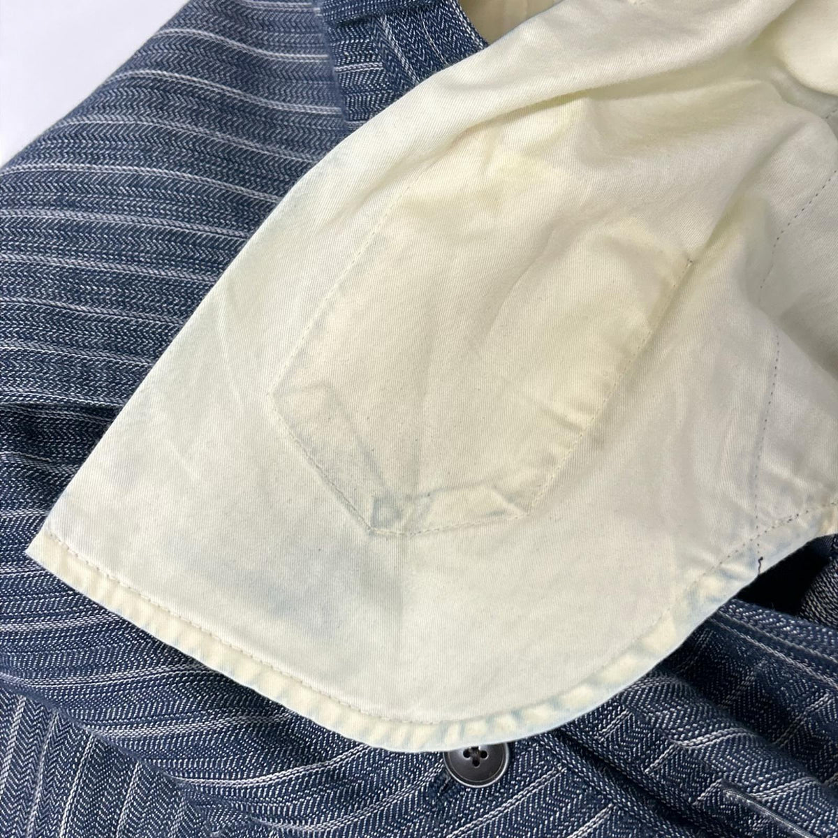 RRL Italian Indigo Stripe Tapered Slacks Size 28