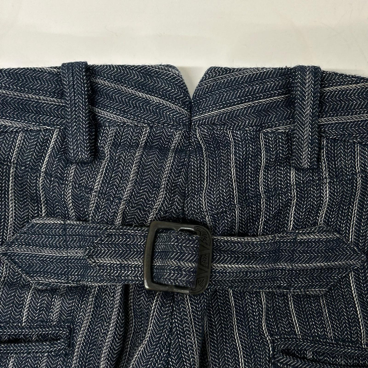 RRL Italian Indigo Stripe Tapered Slacks Size 28