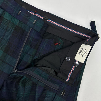 BERNARD ZINS x BEAMS F Blackwatch Wool Trousers Size US32
