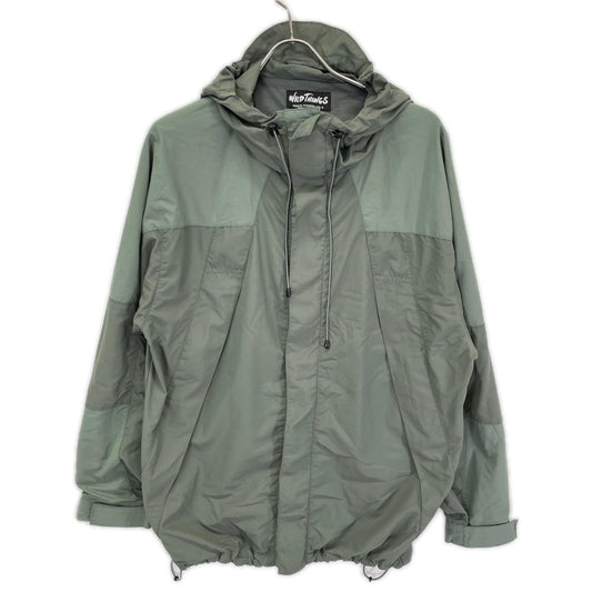 WILD THINGS Nylon Massif Jacket Khaki Green Size M