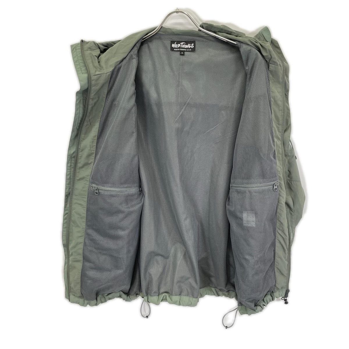WILD THINGS Nylon Massif Jacket Khaki Green Size M