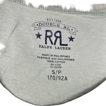 RRL Garment Dye Roadrunner Cotton T-Shirt Green Size S