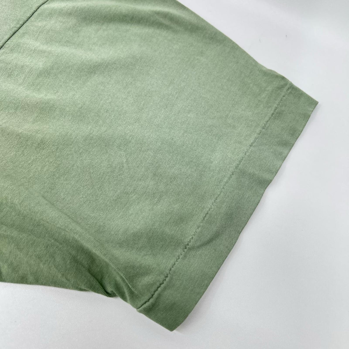 RRL Garment Dye Roadrunner Cotton T-Shirt Green Size S