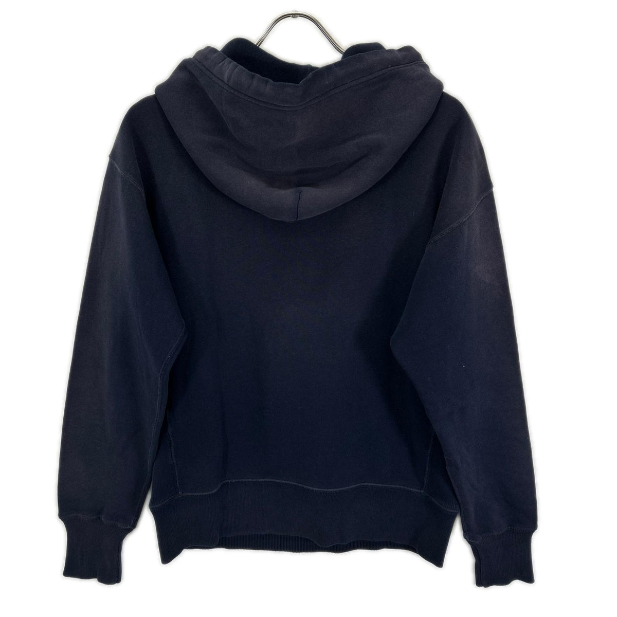 RRL Navy Used Graphic Eagle Crest Hoodie Size S