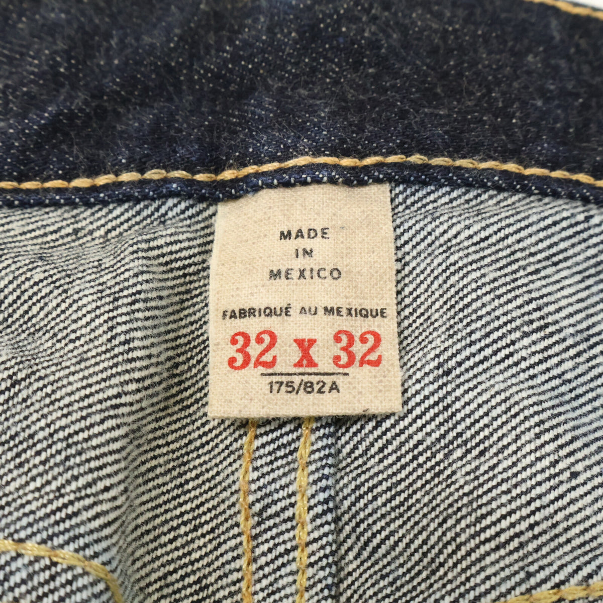 RRL 4700572324 14oz Slim Narrow Indigo Jeans Size 32×32