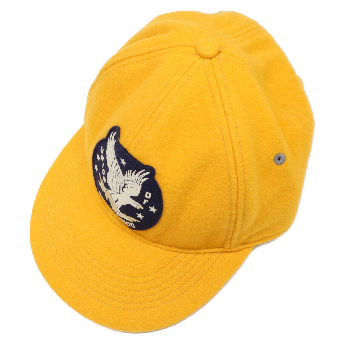RRL Yellow Eagle Patch Wool Blend Ball Cap Size ONE SIZE
