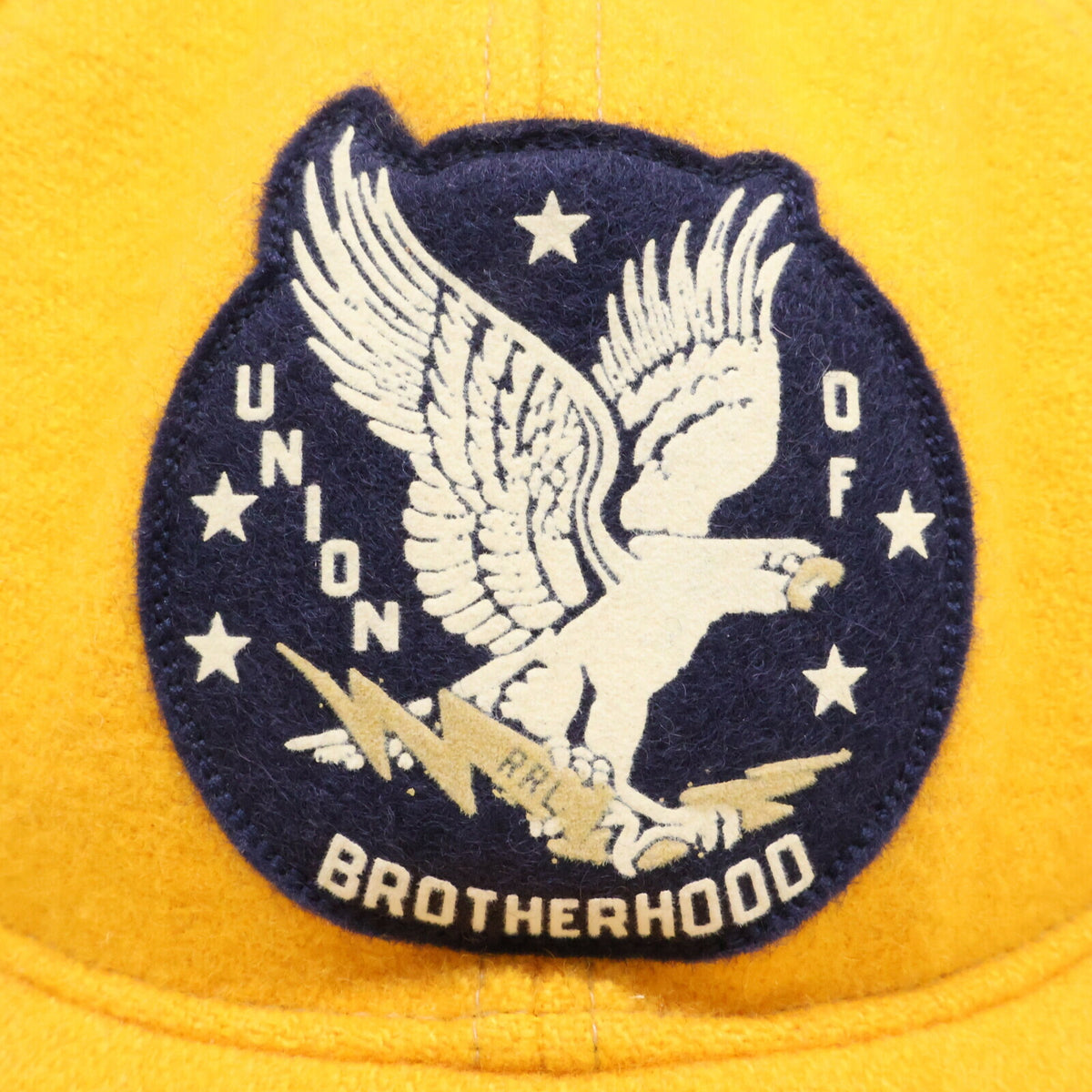 RRL Yellow Eagle Patch Wool Blend Ball Cap Size ONE SIZE