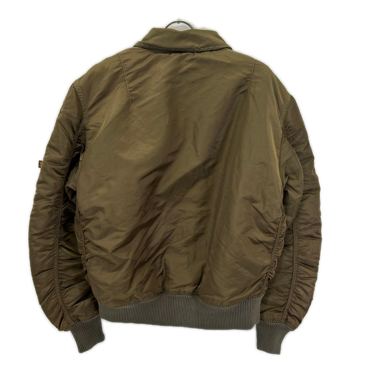 ALPHA INDUSTRIES Khaki CWU-45 Flight Jacket Size LARGE