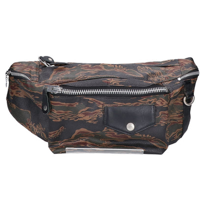 Schott TIGER CAMO BODY BAG Khaki PVC Tiger Camo Bag