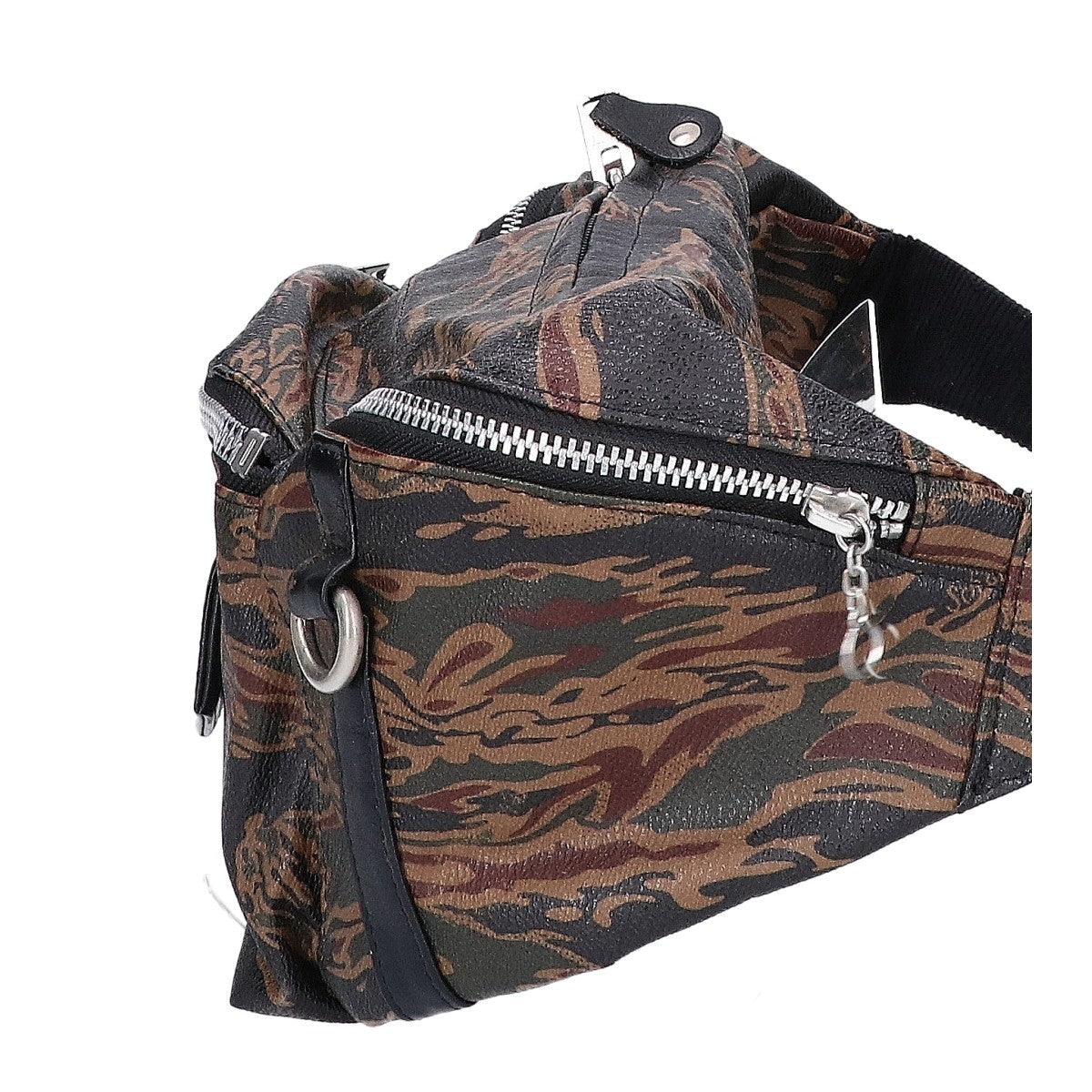 Schott TIGER CAMO BODY BAG Khaki PVC Tiger Camo Bag