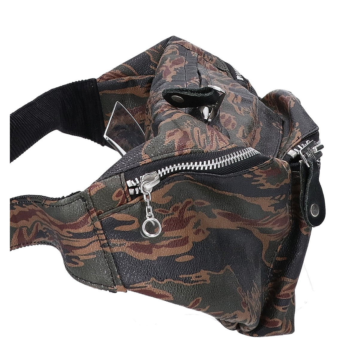 Schott TIGER CAMO BODY BAG Khaki PVC Tiger Camo Bag