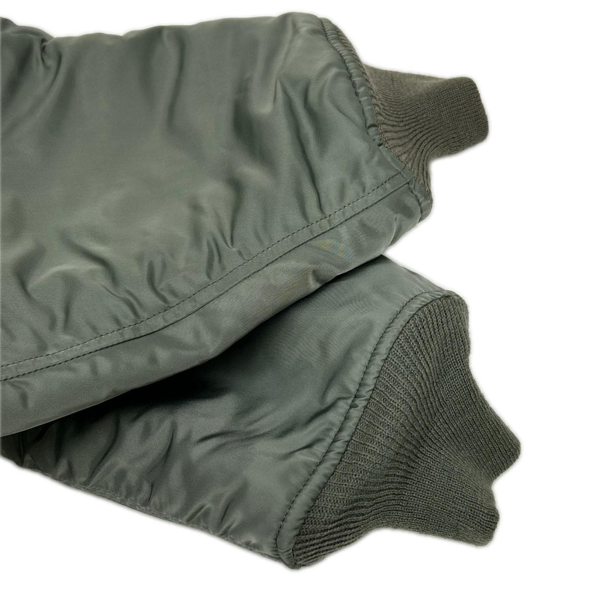 AVIREX Khaki Nylon USA B-15 Flight Jacket Size 40