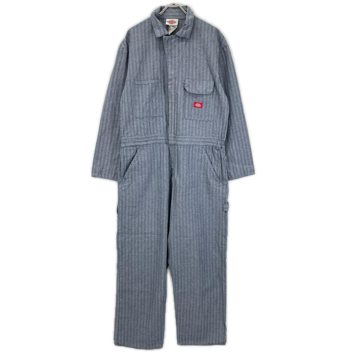 Dickies 90s Light Blue "no club lone wolf" Overalls Jeans Size 46