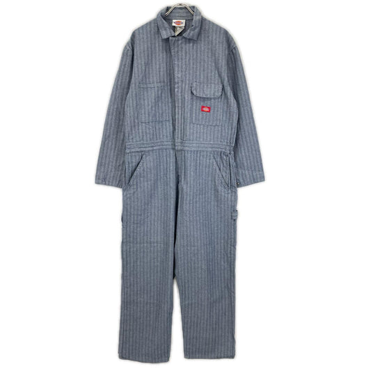 Dickies 90s Light Blue "no club lone wolf" Overalls Jeans Size 46