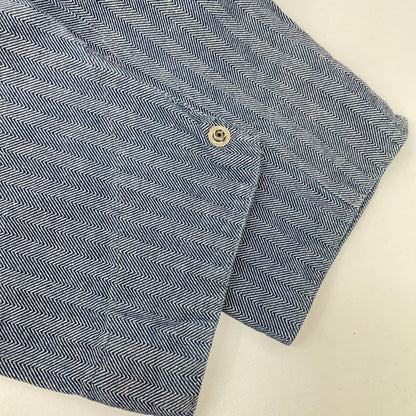 Dickies 90s Light Blue "no club lone wolf" Overalls Jeans Size 46