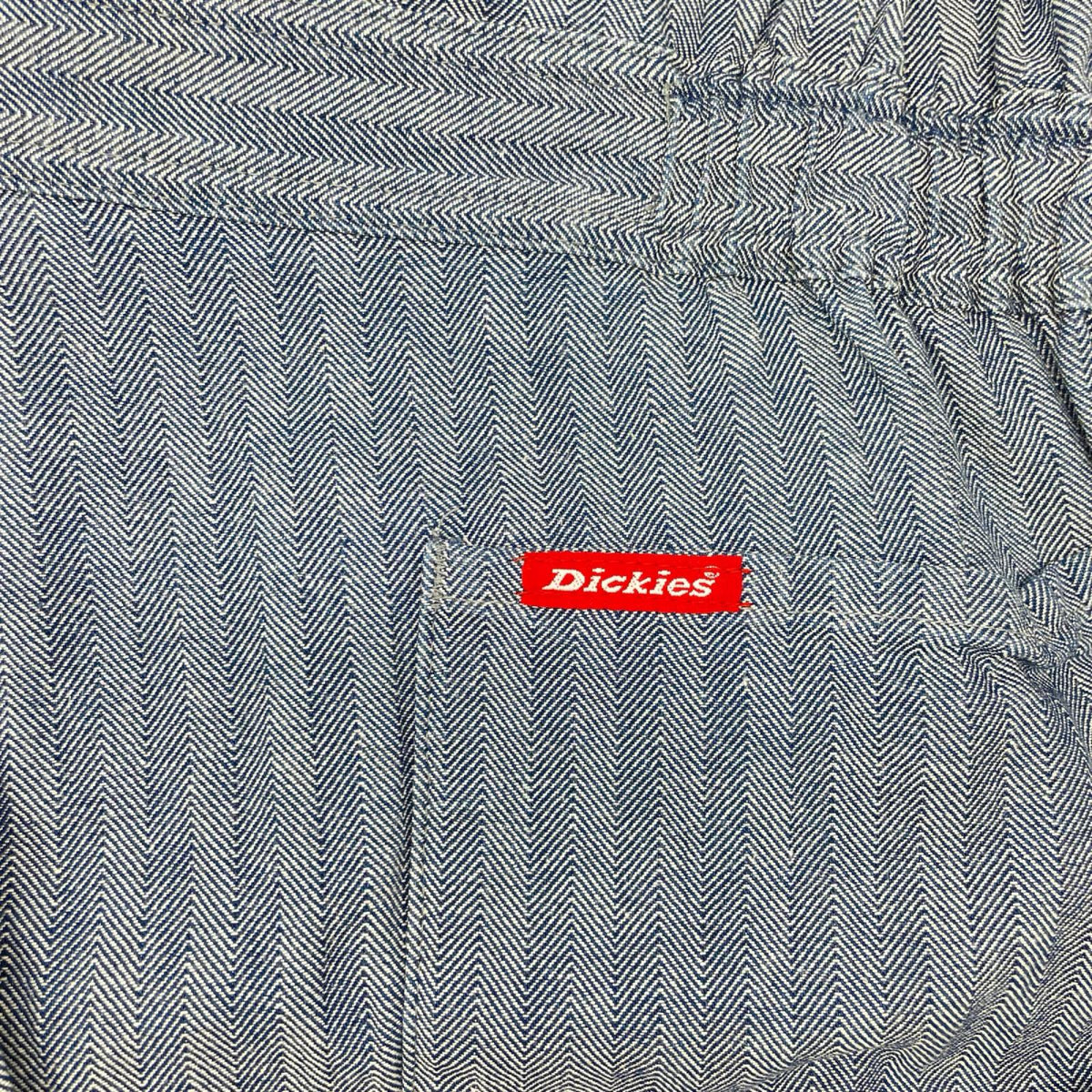Dickies 90s Light Blue "no club lone wolf" Overalls Jeans Size 46