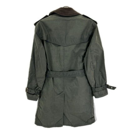 Barbour 08AW Oiled Cotton Double-Breasted Coat Khaki Size S