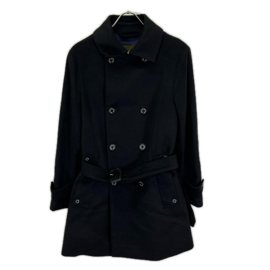 VM-SM-SM FETLAR x MACKINTOSH Black FETLAR Wool Double-Breasted Coat Size 36