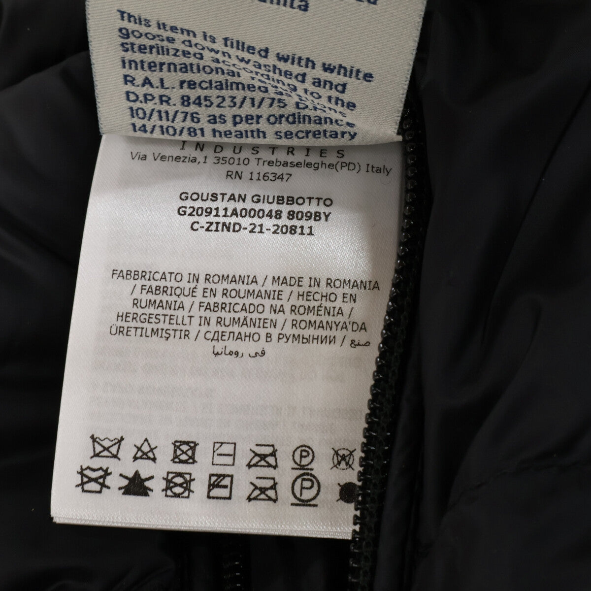 MONCLER GOUSTAN Reversible Hooded Down Jacket Multi Size 0