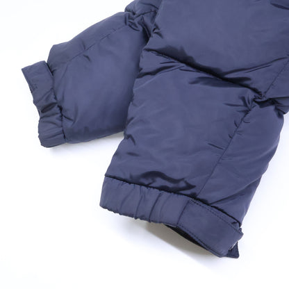 MONCLER SENEGA Coyote Fur Hooded Long Jacket Navy Size 1