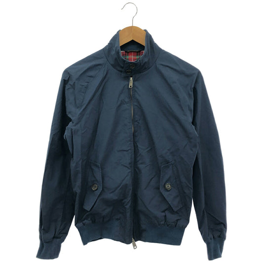 BARACUTA G9 Harrington Jacket Navy Red Check Lining