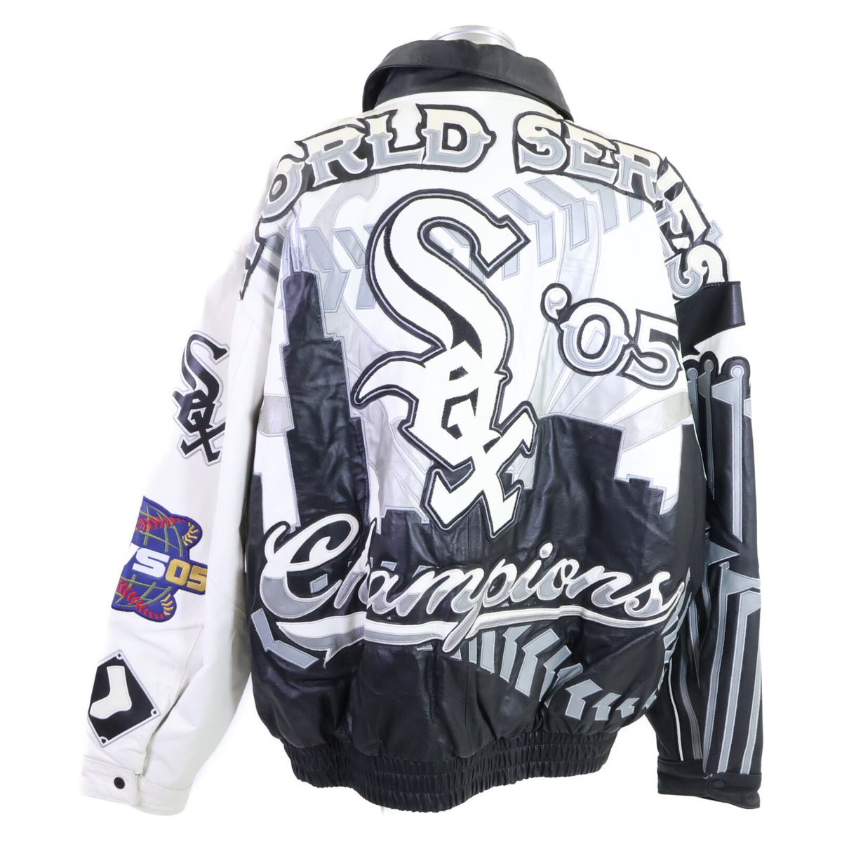 JEFF HAMILTON Chicago White Sox MLB Jacket Black Size 4XL