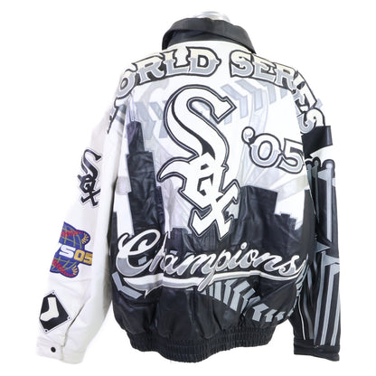 JEFF HAMILTON Chicago White Sox MLB Jacket Black Size 4XL