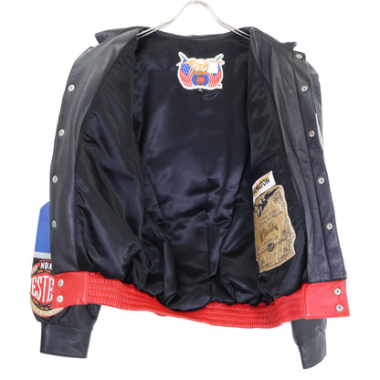 JEFF HAMILTON 90s Spurs Leather Jacket Multi Size XS