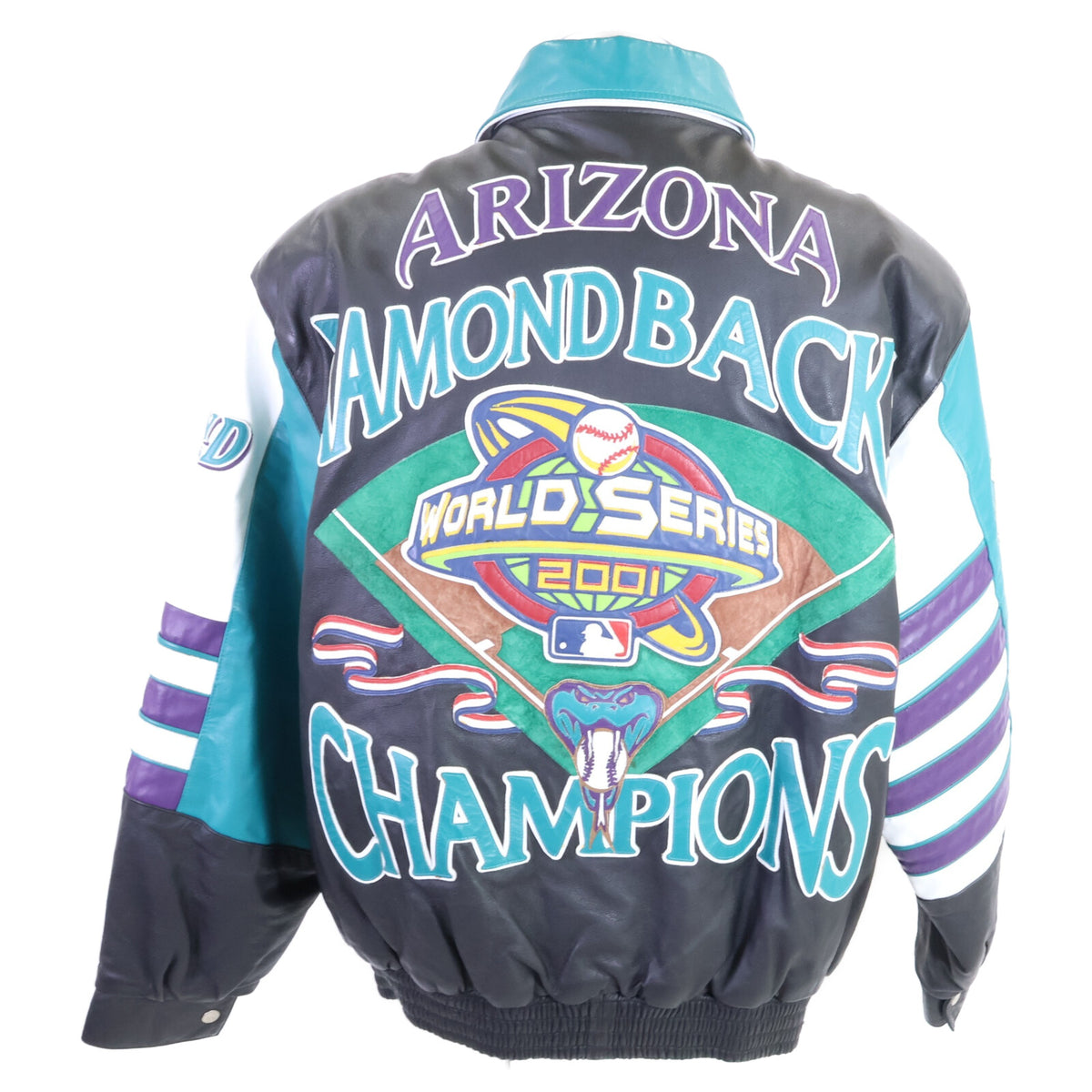 JEFF HAMILTON Arizona Diamondbacks 2001 WS Jacket Size XL