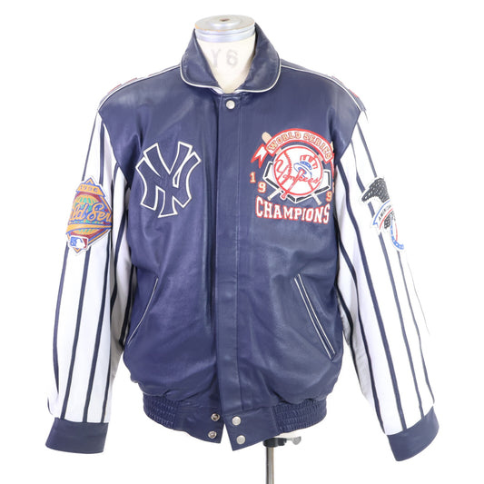 JEFF HAMILTON 90s Yankees 1996 WS Champs Jacket Size S