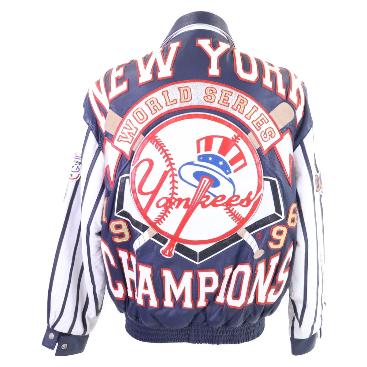 JEFF HAMILTON 90s Yankees 1996 WS Champs Jacket Size S