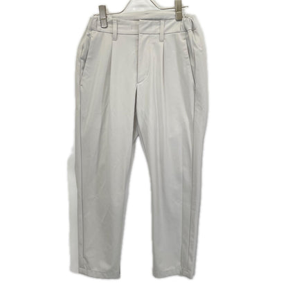 KAZUYUKI KUMAGAI Washable Jersey Tapered Light Gray Pants Size 44