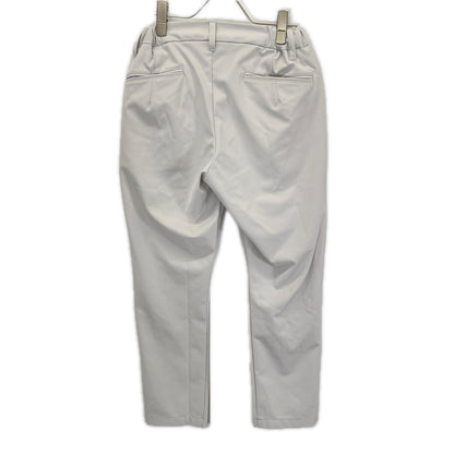 KAZUYUKI KUMAGAI Washable Jersey Tapered Light Gray Pants Size 44