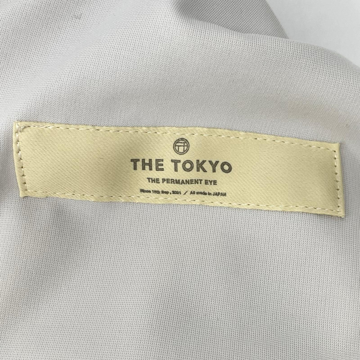 KAZUYUKI KUMAGAI Washable Jersey Tapered Light Gray Pants Size 44