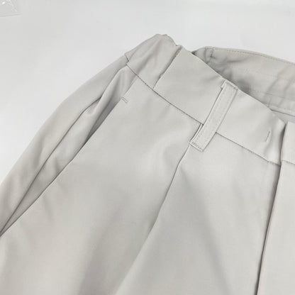 KAZUYUKI KUMAGAI Washable Jersey Tapered Light Gray Pants Size 44