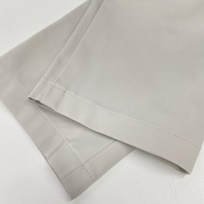KAZUYUKI KUMAGAI Washable Jersey Tapered Light Gray Pants Size 44