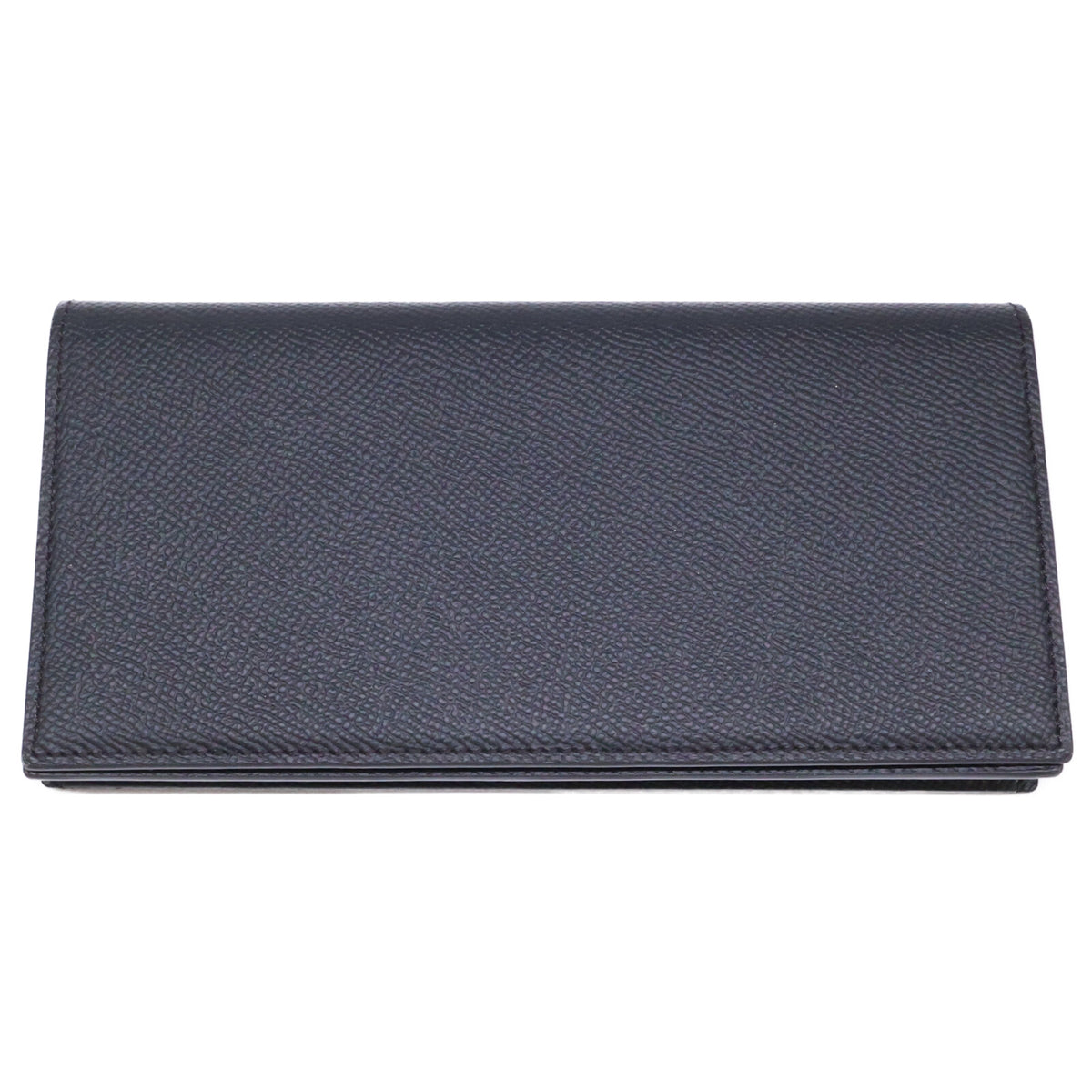 OHBA Ooba Calf Leather Long Wallet Black