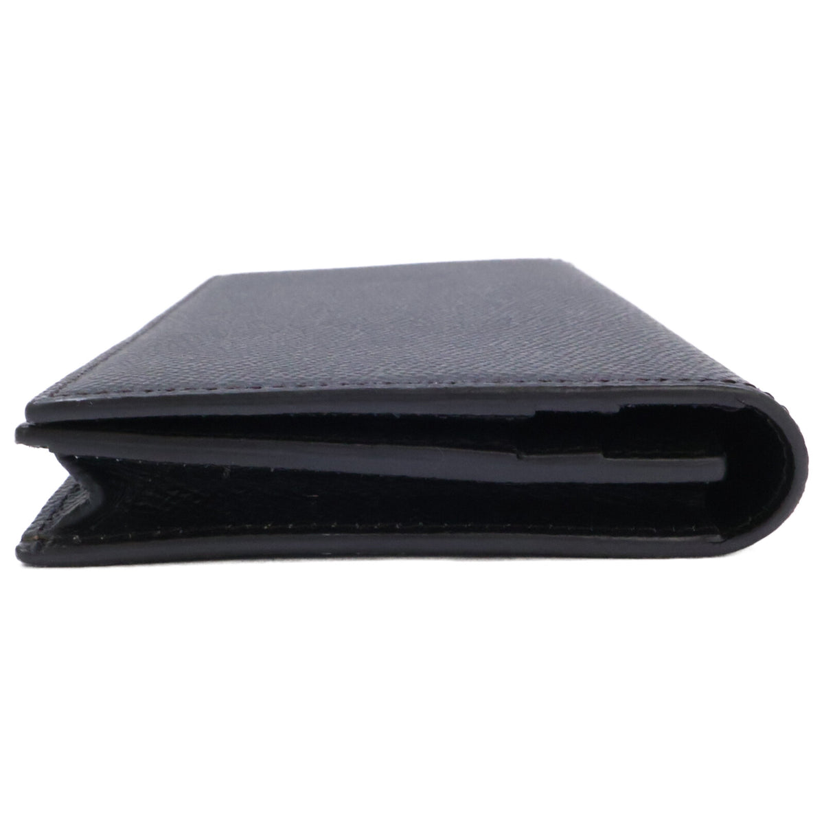 OHBA Ooba Calf Leather Long Wallet Black