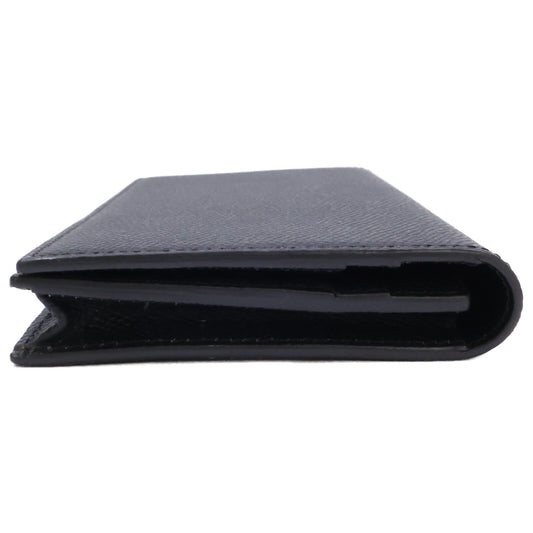 OHBA Ooba Calf Leather Long Wallet Black