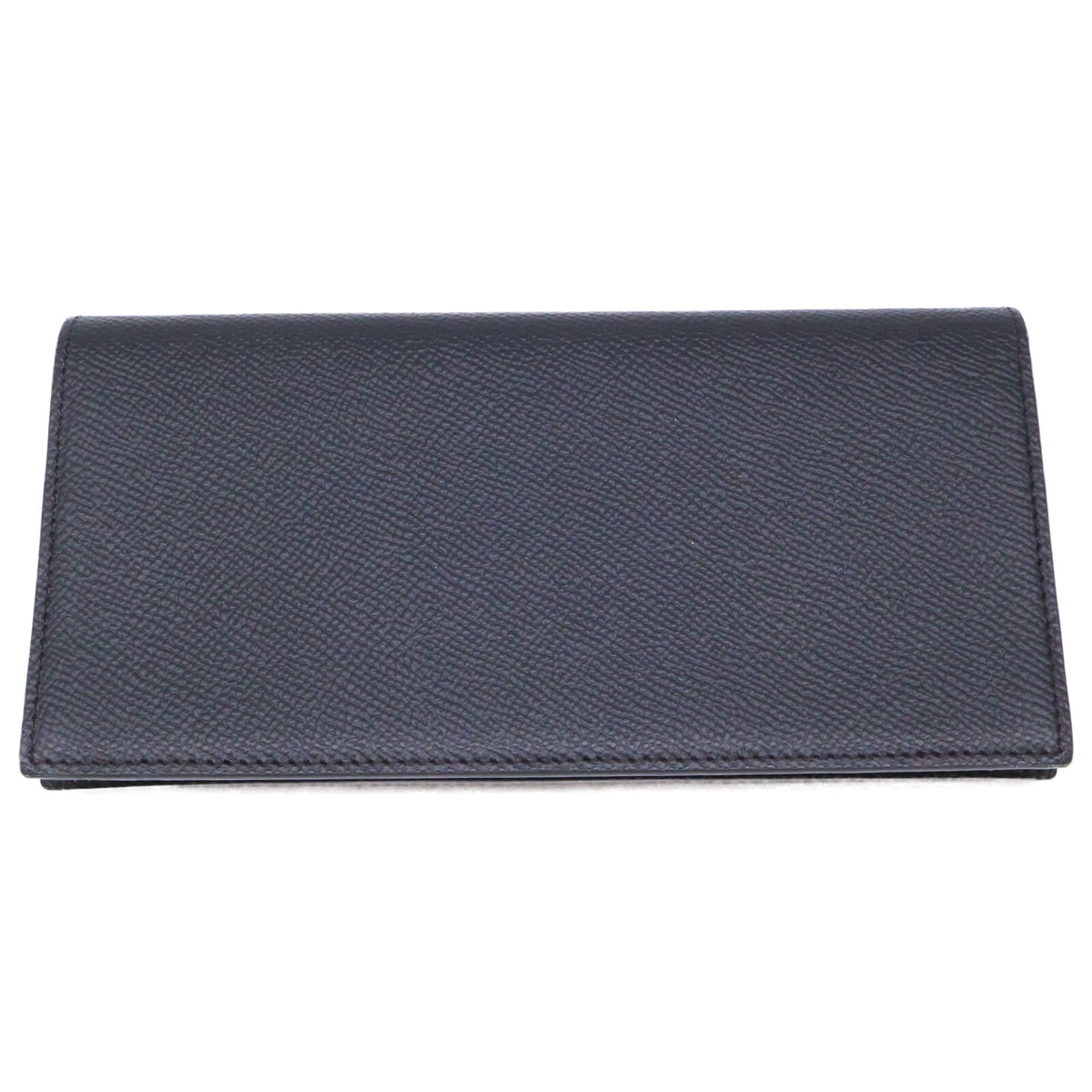 OHBA Ooba Calf Leather Long Wallet Black