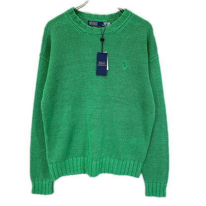 POLObyRalphLauren Garment Dyed Linen Green Polo Size M
