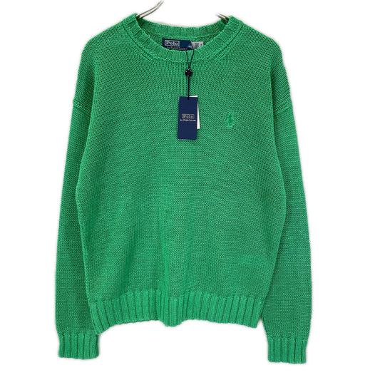 POLObyRalphLauren Garment Dyed Linen Green Polo Size M