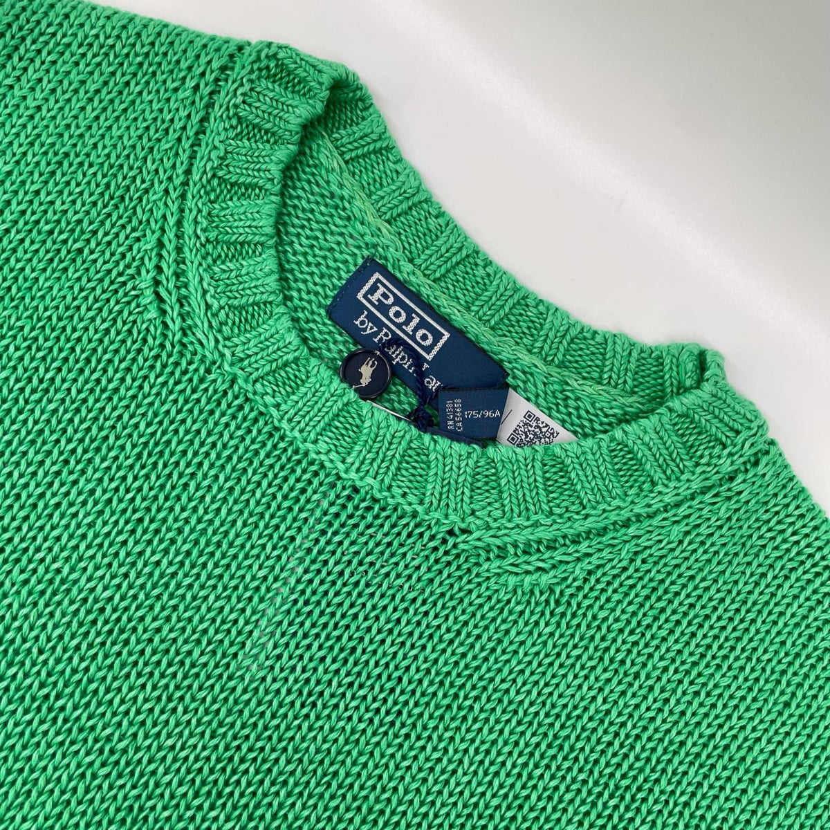 POLObyRalphLauren Garment Dyed Linen Green Polo Size M