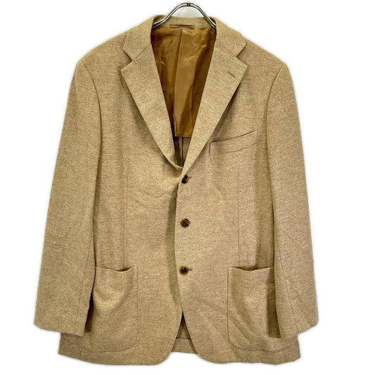 Belvest G70537 Wool Cashmere 3B Blazer Beige
