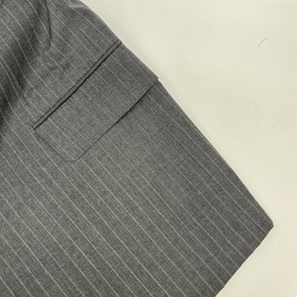 CASTANGIA Grey Stripe Wool 3B Blazer Suit Size 50/40