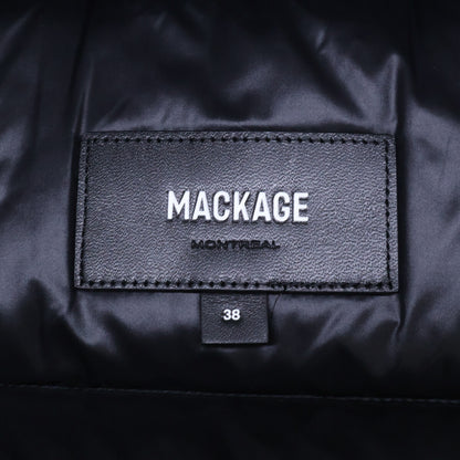 Mackage SAMUEL Hooded Down Jacket Black Size 38
