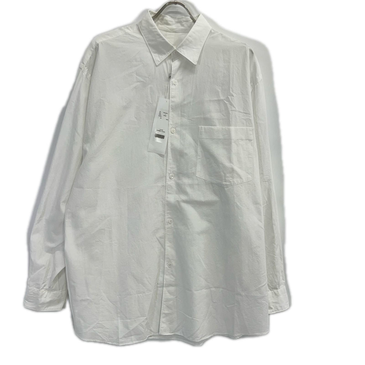 COMOLI 26AW White Comoli Cotton Shirt Size 5