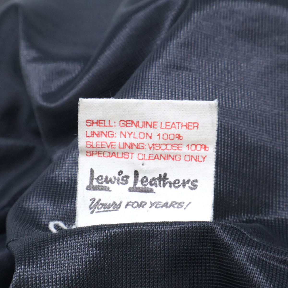 Lewis Leathers x Real McCoy's Lightning Rider Jacket Size 36