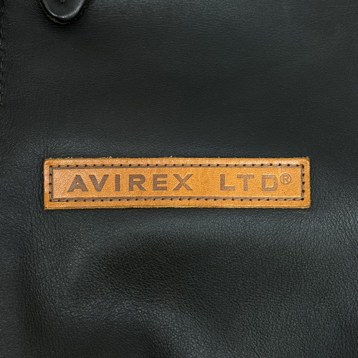 AVIREX A-2 Dark Brown Cowhide Leather Flight Jacket Size 38