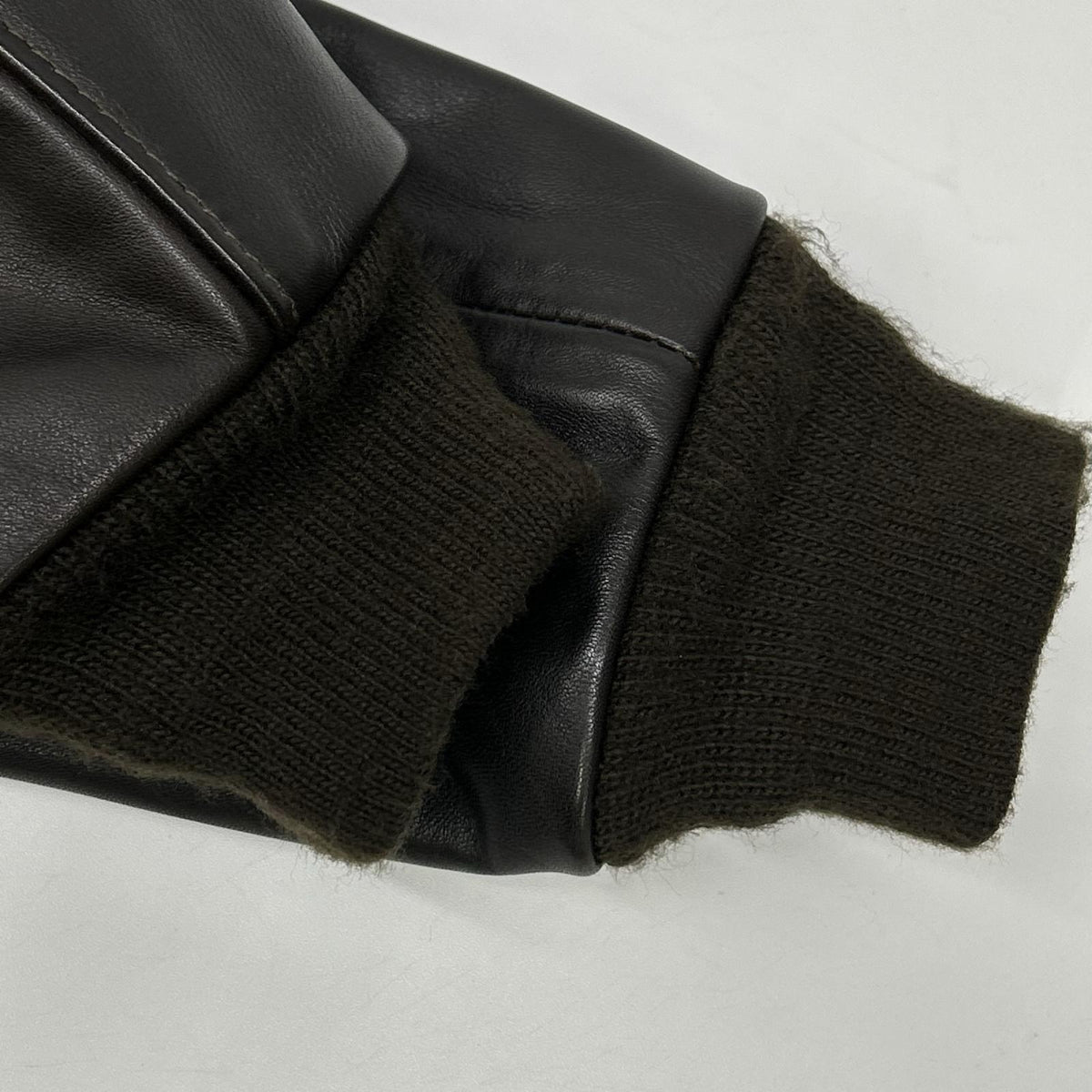 AVIREX A-2 Dark Brown Cowhide Leather Flight Jacket Size 38